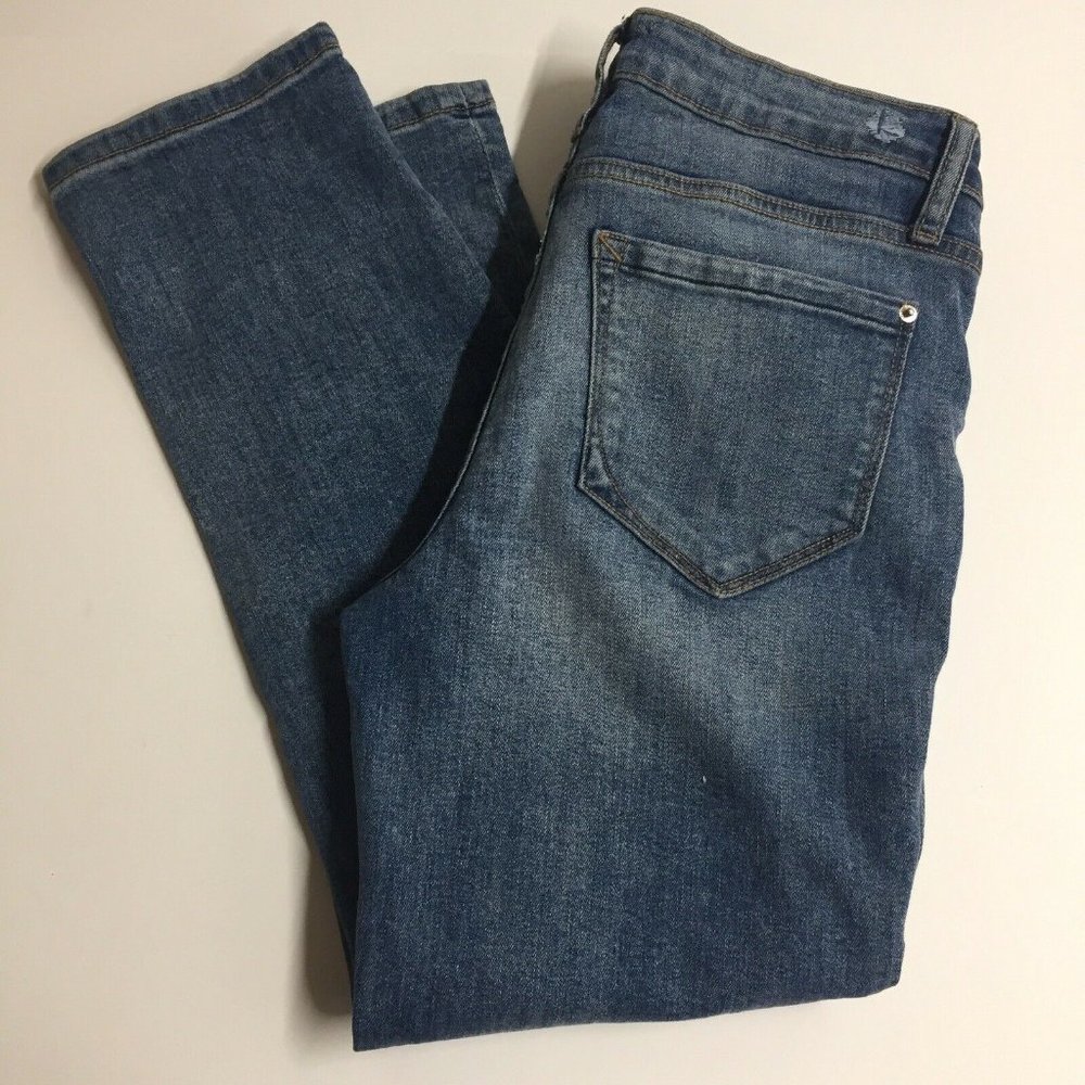 KENSIE  Skinny Ankle Mid Rise Med Wash Blue Denim Jeans Women's Size 4 / 27